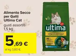 Carrefour Alimento Secco per Gatti Ultima Cat offerta