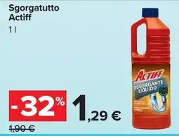 Carrefour Sgorgatutto Actiff offerta