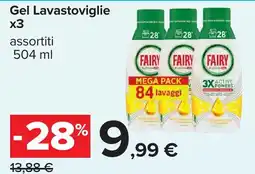 Carrefour Gel Lavastoviglie Fairy offerta