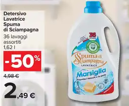 Carrefour Spuma di Sciampagna Lavatrice Marsiglia offerta
