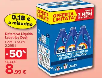 Detersivo Liquido Lavatrice Dash