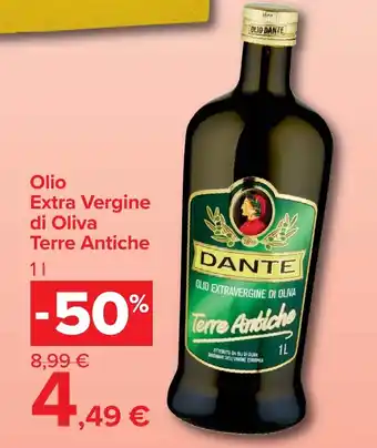 Olio Extra Vergine di Oliva Terre Antiche Dante