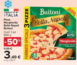 Carrefour Market Pizza Margherita Bella Napoli Buitoni offerta