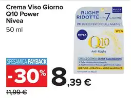 Carrefour Crema Viso Giorno Q10 Power Nivea offerta