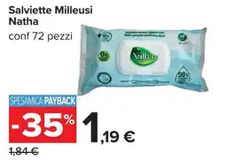 Carrefour Salviette Milleusi Natha offerta