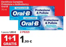 Carrefour Dentifricio Complete Oral B offerta