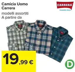 Carrefour Camicia Uomo Carrera offerta