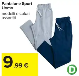 Carrefour Pantalone Sport Uomo offerta