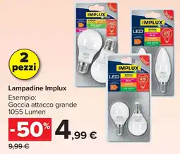 Carrefour Market Lampadine Implux offerta