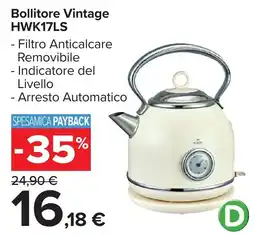 Carrefour Bollitore Vintage offerta