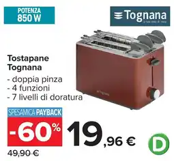 Carrefour Tostapane Tognana offerta