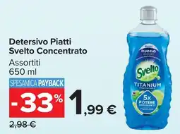 Carrefour Market Detersivo Piatti Svelto Concentrato offerta