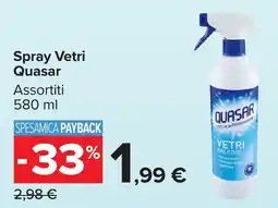 Carrefour Market Spray Vetri Quasar offerta