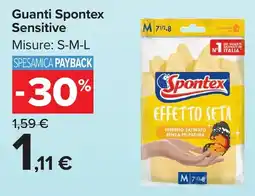 Carrefour Market Guanti Spontex Sensitive offerta
