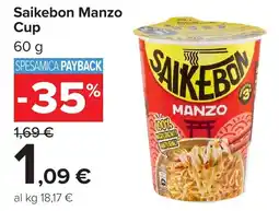 Carrefour Market Saikebon Manzo Cup offerta