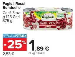 Carrefour Market Fagioli Rossi Bonduelle offerta