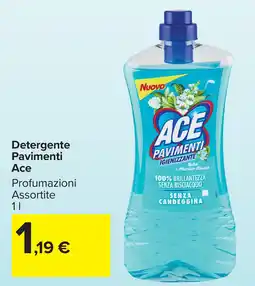 Carrefour Market Detergente Pavimenti Ace offerta
