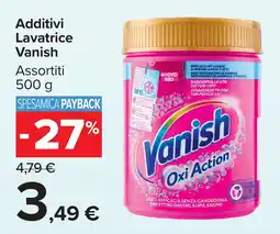 Carrefour Market Additivi Lavatrice Vanish Assortiti offerta