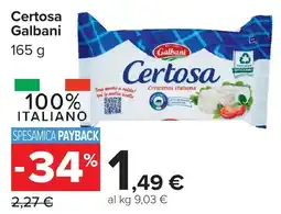 Carrefour Market Certosa Galbani offerta