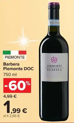 Carrefour Market Barbera Piemonte DOC offerta