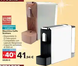 Carrefour Market Macchina Caffè Scishare offerta
