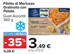 Carrefour Market Filetto di Merluzzo Gratinato con Patate offerta