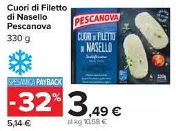 Carrefour Market Cuori di Filetto di Nasello Pescanova offerta
