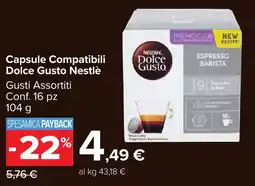 Carrefour Market Capsule Compatibili Dolce Gusto Nestlé offerta