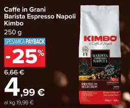 Carrefour Market Caffè in Grani Barista Espresso Napoli Kimbo offerta