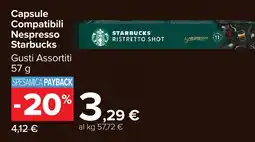 Carrefour Market Capsule compatibili Nespresso Starbucks offerta