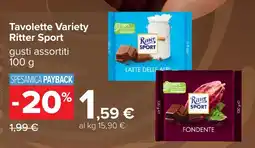 Carrefour Tavolette Variety Ritter Sport offerta