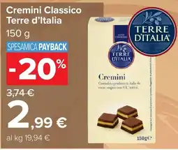 Carrefour Cremini Classico Terre d'Italia offerta