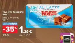 Carrefour Tavolette Classiche Novi offerta