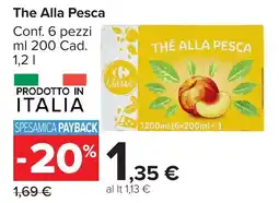 Carrefour Market Thé alla pesca offerta