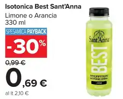 Carrefour Market Isotonica Best Sant'Anna offerta