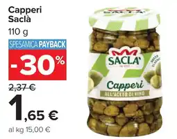 Carrefour Market Capperi Sacla offerta