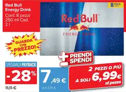 Carrefour Market Red Bull Energy Drink offerta
