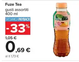 Carrefour Fuze Tea gusti assortiti offerta