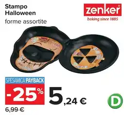 Carrefour Stampo Halloween forme assortite zenker offerta