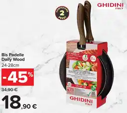 Carrefour Bis Padelle Daily Wood offerta