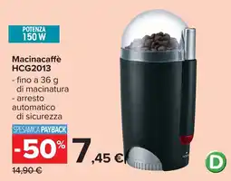 Carrefour Macinacaffè HCG2013 offerta