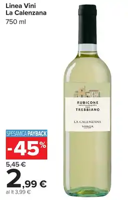 Carrefour Market Rubicone Trebbiano La Calenzana offerta