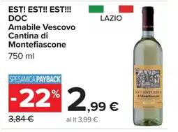 Carrefour Market Amabile Vescovo di Montefiascone offerta
