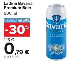 Carrefour Market Lattina Bavaria Premium Beer offerta