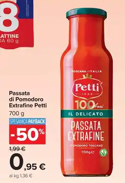 Carrefour Market Passata di Pomodoro Extrafine Petti offerta