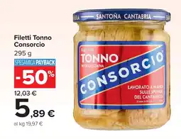 Carrefour Market Filetti Tonno Consorcio offerta