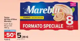 Carrefour Market Tonno All'Olio d'Oliva Mareblu offerta