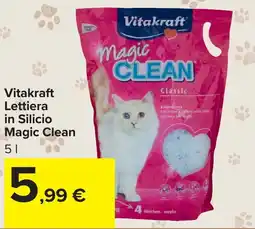 Carrefour Market Vitakraft Lettiera in Silicio Magic Clean offerta