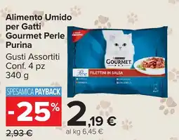 Carrefour Market Alimento Umidoper Gatti Gourmet Perle Purina offerta