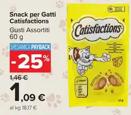 Carrefour Market Snack per Gatti Catisfactions offerta